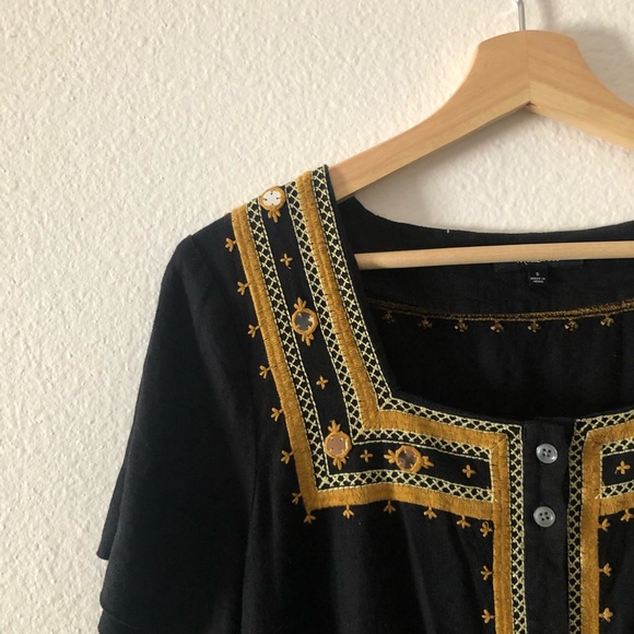 (Madewell) Mirror-Embroidered Dress - Picture 6 of 6